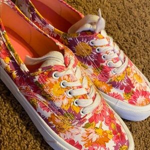 Floral shoes